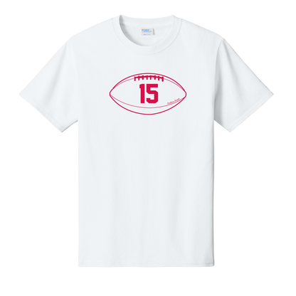 Gridiron Greats T-Shirt, Red Print - TFC